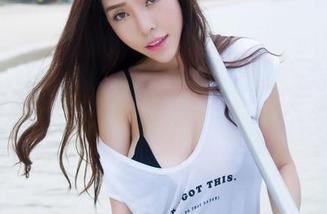MiStar魅妍社 – 翻开黄乐然的校园写真，心中顿时升起一阵小窃喜