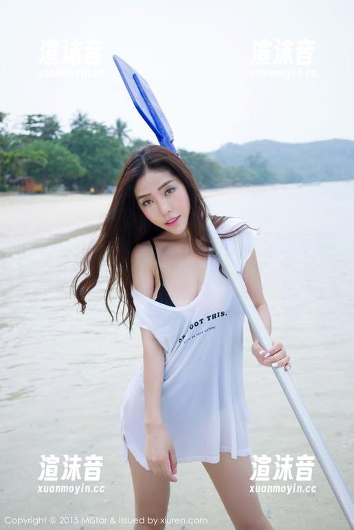 MiStar魅妍社 - 翻开黄乐然的校园写真，心中顿时升起一阵小窃喜