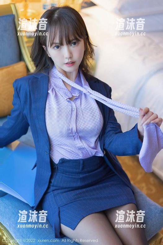 Xiuren秀人网 - 你的兔妹妹用职业装撩动你的心：这组写真太有趣了！