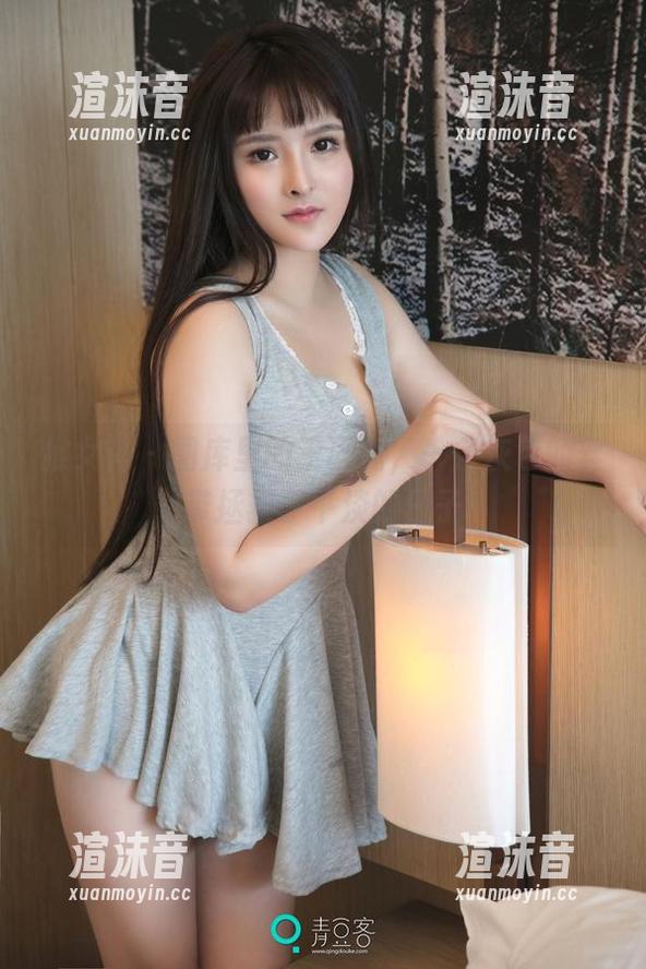 推女神 - 图库里的王语纯，一条灰色的丝带拯救了平淡的日子