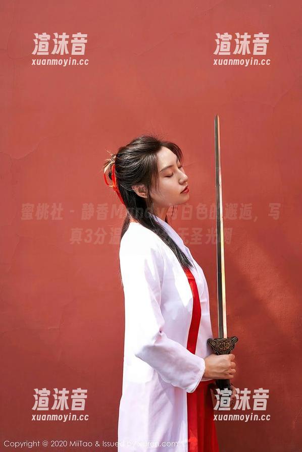 蜜桃社 - 静香Mandy与白色的邂逅，写真3分温柔加7分无圣光啊